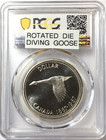 1967 Canada Proof-like Silver Dollar Pl67 Pcgs Partial Diving Goose Dr 10  Rare 
