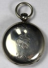 Coin Silver 18s Key-wind Hunter Pocket Watch Case - Empty - Vintage