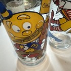 Vintage 1977 Mcdonald s Action Series Glasses  Complete Set Of 6 