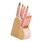 Paris Hilton 10-piece Stainless Steel Kitchen Knife Set With Heart-shaped Block