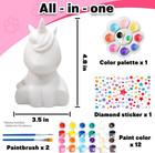 Funzbo Paint Your Own Unicorn Lamp Kit - Arts And Crafts Supplies Painting Kits