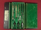 Vintage Keuffel   Esser K e Doric Drafting Instrument Set Green Velvet