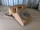 Vtg Stromberg Carlson Beige Rotary Desk Phone Old School Telephone Decor Prop