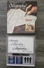 Vtg Sheaffer Calligraphy Kit Fountain Pen New Open Box Practice Paper   Book