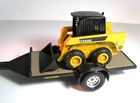 John Deere 8 Inch Pickup Truck With Trailer And Skid Steer Loader Bobcat