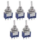 5-pack Mini Toggle Switch Spdt     3-position On off on 6a Ac125v Micro Switch Set