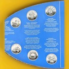 Canada 2000 25c Millennium Series Commemorative Set 12 Coins Nickel copper Km421