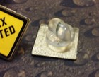 Xxx Rated Warning Road Sign Vintage Adult Entertainment Humor Lapel Pin Badge