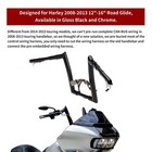 14   Meathook Prewired Handlebar For Harley 2008-2013 Touring Road Glide Fltr