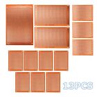 13pc Prototyping Board Pcb Printed Circuit Prototype Breadboard Stripboard
