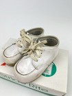 Vintage Stride Rite Baby Shoes White Leather W original Box Cherub White 1988