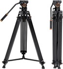 K f Concept 72  Video Tripod Heavy Duty Transverse Center Column W  Fluid Head