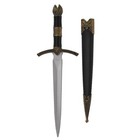 14  Ornate Medieval Dagger Historical Fantasy Knights Short Sword W  Scabbard