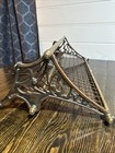 Vintage Brass Copper Nswr Train Luggage Rack Railway Luggage Deco