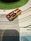 Vintage Aurora Afx Red white yellow Plymouth Cuda Funny Car Ho Slot Car