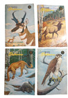 1957 Colorado Outdoors Magazine     4 Vintage Issues     Hunting  Fishing   Wildlife