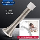 12 Pack Spring Door Stopper With Rubber Bumper 3-1 8  Flexible Heavy Dut