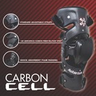 Asterisk Carbon Cell One Knee Braces  pair  For Outdoor Extreme Sports-med