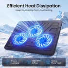 Laptop Cooling Pad 12-17 Inch With 3 Fans Usb Powered