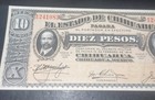 1915 10 Pesos Banknote Mexico El Estado De Chihuahua Series N