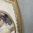 Vintage Italian Art Florentine Wood Wall Hanging Plaque    the Reader   fragonard