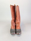 Sorel Slimpack Riding Tall Winter Boots Womens Size 10 Eur 41 Brown Leather