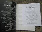 Hamilton An American Musical Souvenir Program Broadway In Chicago 2016