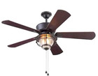 Harbor Breeze Merrimack Ii 52-in Matte Bronze Led Indoor outdoor Ceiling Fan 