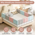 Bed Rail Guards For Toddlers  Adjustable Bed Rails With Safety  Bed Side Rail   