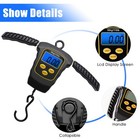 Fish Scale 110lbs 50kg Portable Hanging Fishing Weight Scale Digital Spring B   