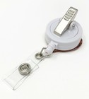Multi Color Bling Heart Retractable Id Badge Reel Holder With Swivel Clip