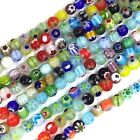 Multicolor Millefiori Glass Round Loose Beads Crystal 15  4mm 6mm 8mm 10mm 12mm