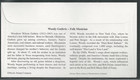Folk Musician Woody Guthrie  1998  Mystic Cachet Fdc Vf Unaddr