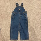 Carhartt Denim Bib Overalls Size 18m Blue Cotton