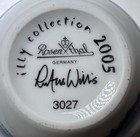 Illy Collection Rosenthal Coffee Cup   Saucer Rufus Willis 6oz 2005 Germany 3027