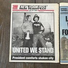 2 New York Post Ny Newspaper Lest We Forget 911 September 11th Terrorist Attacks