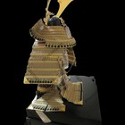 Vintage Japanese Samurai Armor Yoroi Kabuto Display Set Koryu Dragon Gold