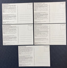 1982 Set Of 5 X Eucalypts Eucalyptus Maxi Maximum Cards Postcards Unused
