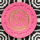 Money Tree Reno 50c  0 50 Trk Scrown Reno  Nevada Poker Gaming Casino Chip V67
