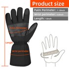 Electric Heated Gloves Rechargeable Battery Hand Warmer Windproof Thermal Winter