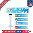 100 Pack Jello Shot Syringes 10ml With Tip Caps Bpa Free Party Shooters