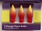 Nos 6 Packs Orange Flame Light Bulbs 120v 7w Light Keeper Pro Christmas On Main