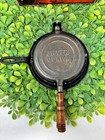 Antique 1920 s Stover Cast Iron Junior Waffle Maker  8 With Original Box