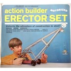 Gilbert Action Builder Motorized Erector Set   8102 -1960 s Unopen  see Photos 