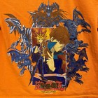 Vintage Yu Gi Oh Shirt Little Kids Medium Orange 1996