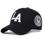 Stylish Baseball Caps With Different Embroidery Logo Curved Visor Hats