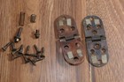 Vintage Singer Sewing Machine Cabinet Flip Top Cover Leaf Lid Hinges W  Springs