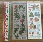      Huge Lot Of Christmas Stickers Vintage Scrapbooks Fancy Frames Crafts Gifts
