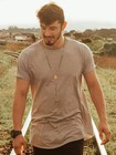 Gold Rosary Necklace For Men  Saint Christopher Pendant Neck Charms  Catholic   