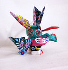 Sosa Loco  martian   Alebrije Hand-painted Wood Carving Mexican Folk Art 3 